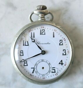 【送料無料】腕時計　クロノメトレアンアージェントアリヴィサーchronometre en argent a reviser