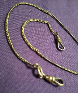【送料無料】腕時計　ヴィンテージチェーンパーツゴールドフィルチェーンvintage watch chain parts gold fill 13 chain