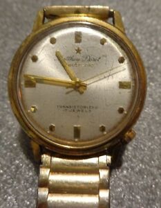 【送料無料】腕時計 ヴィンテージメンズマッセイドレットトランジストvintage mens matthey doret transistorized wristwatch