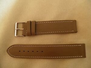 【送料無料】腕時計 ブレスレットヴォーテーブルマロントープクチュールブランシュ16 mm resistant bracelet veau veritable marron taupe couture blanche