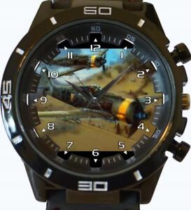 【送料無料】腕時計　ドッグファイトアートシリーズスポーツリストウォッチユニークレアworld war wwii dogfight art gt series sports wrist watch unique rare gift
