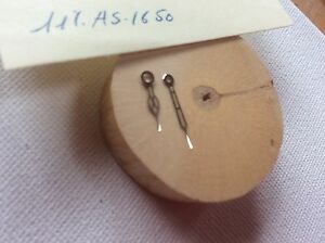 【送料無料】腕時計　ヴィンテージシルバートーンルメウォッチハンドセットハンドvintage nos as cal 1650 silver tone amp; lume watch hand set 1 hr amp; 1 min hand