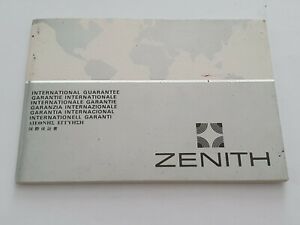 【送料無料】腕時計　ヴィンテージゼニスホルダーポルタガランツィアイストルツィオーニvintage zenith guarantee holder portagaranzia istruzioni