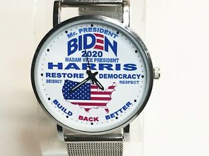 【送料無料】腕時計　ジョーバイデンウォッチバイデンカマラハリスケースjoe biden watch 2020 election president biden vp kamala harris 40mm case