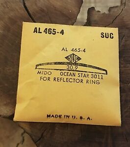 【送料無料】腕時計　ヴィンテージミドオーシャンスターケースクリスタルvintage mido ocean star case 3011 replacement crystal 309mm old watch part