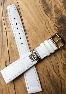 【送料無料】腕時計　ヨーロッパlast ones thin white leather 18mm ends 1960s70s europeanmade watch strap