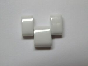 【送料無料】腕時計　ホワイトセラミックウォッチリンクwhite ceramic watch link 176mm 18mm 14mm 456mm