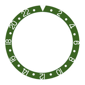 【送料無料】腕時計　ベゼルreplacement bezel insert green for watch 3780mm x 3020mm