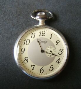 【送料無料】腕時計　ハンドワインディングポケットウォッチアラビアシカゴhandaufzug taschenuhr, arabische zahlen chicago