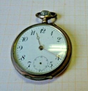 【送料無料】腕時計　ポケットウォッチシリンダーミリメートルaltere,gebrauchte ,defekte silber taschenuhr zylinder hemmung d 44 mm