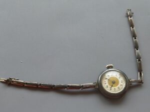 【送料無料】腕時計　モントレメカニクアンシエンヌアルジャンポインオンカドランフォンシオンヌmontre mecanique ancienne argent poincons 19gr 18cm cadran 2,5cm fonctionne