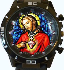 【送料無料】腕時計　イエスヴィンテージパターンアートスタイリッシュユニークレアjesus vintage pattern art chrtistian stylish wrist watch unique rare gift 22,350円