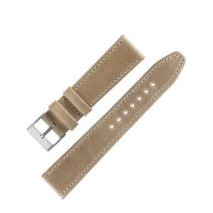 【送料無料】腕時計　ペブロラスティックヴィンテージカーフスキンレザーウォッチストラップインpebro rustic vintage calfskin leather watch strap in sand