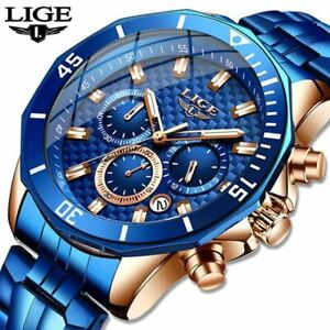 【送料無料】腕時計　スポーツステンレスlige sports stainless steel waterproof watch 22,052円