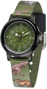 【送料無料】腕時計　ジャックファレルアナログテキスタイルオリーブjacques farel kinderuhr dinosaurier ksb989 analog textil oliv
