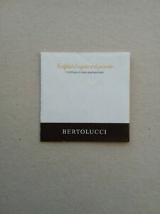【送料無料】腕時計　ベルトルッチbertolucci warranty paper filled *