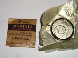 【送料無料】腕時計　ロンジンメインスプリングリゾートドバリレットテンションスプリングリフトスプリングlongines mainspring 1889m 1789m ressort de barillet zugfeder aufzugfeder