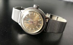 【送料無料】腕時計　ヴィンテージロシアウクライナメンズvintage russian ukrainian automatic mens wrist watch w date