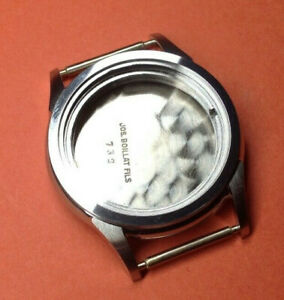 【送料無料】腕時計　ゲンツステンレスヴィンテージケースフィットgents stainless steel vintage watch case fit movements up to 236mm nos