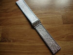 【送料無料】腕時計　メンズモブロトヴィンテージスイスステンレススチールブレスレットmens 22mm moblot vintage swiss nos stainless steel watch bracelet 16,546円
