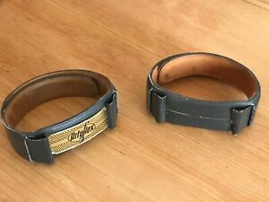 【送料無料】腕時計　×アーティフレックスストラップグレーレザーヴィンテージ2 x artyflex wristwatch strap adjustable 20mm grey leather 1950s vintage
