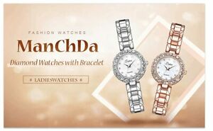 【送料無料】腕時計　ブレスレットレディウォッチクリスマスゴールドシルバーquality lady watch with bracelet women watches set christmas gift gold or silver