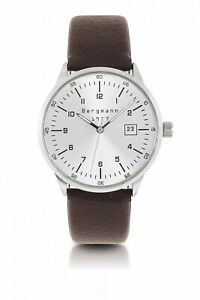 【送料無料】腕時計　マイナーズウォッチbergmann uhr 1957 braun reptil