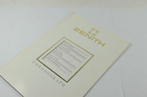 【送料無料】腕時計　ゼニスカタログカタログミットプレリステzenith katalog 1990 catalogue mit preisliste with list