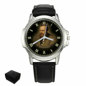 爆売り 腕時計 フョードルドストエフスキーロシアクリスマスfyodor Dostoyevsky Russian Writer Large Wrist Watch Christmas Gift Engraving Hokushin 激安ブランド Www Faan Gov Ng