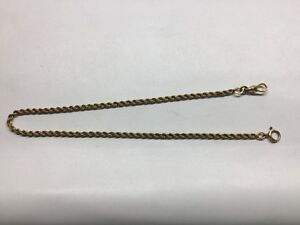 【送料無料】腕時計　ヴィンテージゴールドツイストロープウォッチチェーンvintage 13 12 120 12k gold filled twisted rope watch chain