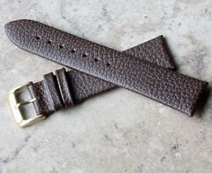 【送料無料】腕時計　レザーヴィンテージストラップcomfortable calflined great texture leather 20mm vintage watch strap 1960s70s