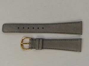 【送料無料】腕時計　ヨーロッパライトグレーピッグスキンヴィンテージウォッチストラップeuropean made light grey genuine pigskin 19mm vintage watch strap 1960s70s nos 16,086円