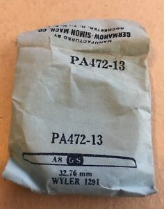 【送料無料】腕時計　ヴィンテージワイラーライフガードダイバークロノグラフヴァルジュークリスタルvintage wyler lifeguard 1291 diver chronograph valjoux 72 watch crystal 3276mm