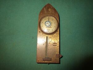 【送料無料】腕時計　ヴィンテージウォッチガラスゲージドイツミリvintage watch glass gauge drgm germany 110 millimeter 1452 wood amp; brass 16,775円