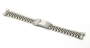 公式の 腕時計 ジュビリーステンレススチールソリッドリンクブレスレットウォッチストラップラグ mm Jubilee Stainless Steel Solid Link Bracelet Watch Strap For mm Lugs 魅了 Www Faan Gov Ng