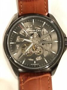【貨物輸送無料】ウオッチ ケネスコールスケルトンウォッチkenneth cole automatic skeleton watch