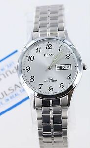 【送料無料】腕時計　パルサーメンズステンレススチールウォッチpulsar mens stainless steel watch pv3013x