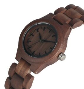 【貨物輸送無料】ウオッチ 自然的胡桃natural walnut wood wristwatch  wooden watch