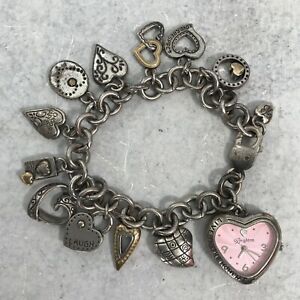 【送料無料】腕時計　ピンクチャームブレスレットチャームウォッチブライトンパワーvtg brighton power of pink charm bracelet charms amp; watch go with all your heart