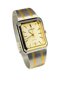 【送料無料】腕時計　ヴィンテージラロシェルメンズツートーンクォーツvintage la rochelle men’s twotone quartz wrist watch nos 1970s 1754m