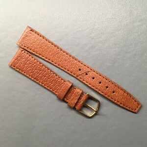 【送料無料】腕時計　ヴィンテージスキンウォッチストラップストラップエンドvintage genuine pig skin watch strap 18mm strap ends nos