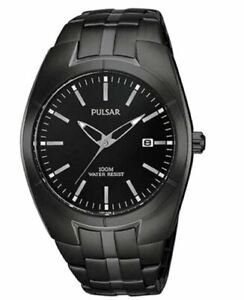 【送料無料】腕時計　パルサーゲンツイオンコーティングブレスレットpulsar gents ion coated bracelet watch pg8129x1 pnp