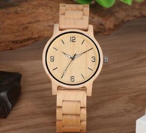 【送料無料】腕時計　natural bamboo wristwatch wooden watch 17,985円
