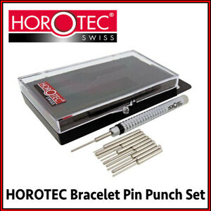 【送料無料】腕時計　?スイスブレスレットピンパンチツールセットパンチケース??? ? horotec swiss bracelet pin punch tool set, includes 11 punches amp; case ? ?