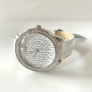 【送料無料】腕時計　レザートランスレディースクォーツウォッチguess trance womens quartz watch with leather w0560l1