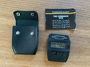 【送料無料】腕時計　ストップウォッチユンハンスタイムコマンダークォーツstoppuhr junghans time commander 3030 quarz neuzustand