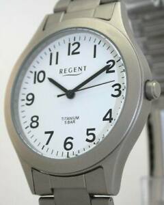 【送料無料】腕時計　リージェントフルタイタンメンズウォッチantiallergische regent volltitan herrenuhr 5 atm wr neu