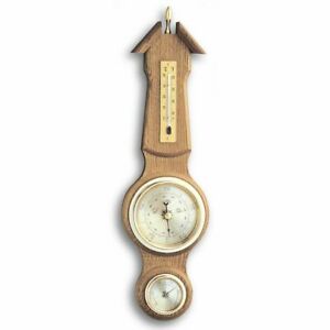 【送料無料】腕時計　ステーションオークソリッドtfa wetterstation eiche massiv rustikal, thermometer, barometer, hygrometer