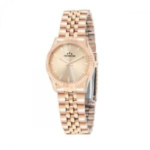 【送料無料】腕時計　オロロギドナクロノスターラグジュアリーブラッチャーレアッシエオロゼorologio donna chronostar luxury r3753241508 bracciale acciaio rose