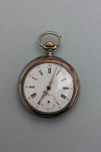 【送料無料】腕時計　ヘルヴェティアスイスシルバーsilberne taschenuhr mit stehender helvetia und schweizer wappen, um 1900